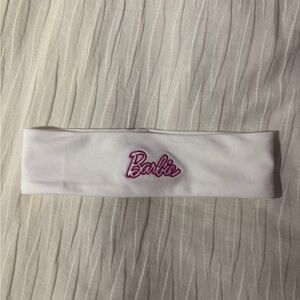 PacSun White and Pink Barbie Headband